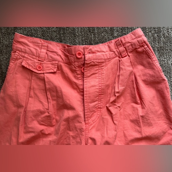 Free People pleated trouser shorts wide-leg 
NWOT bermudas cotton linen boho - Picture 7 of 13